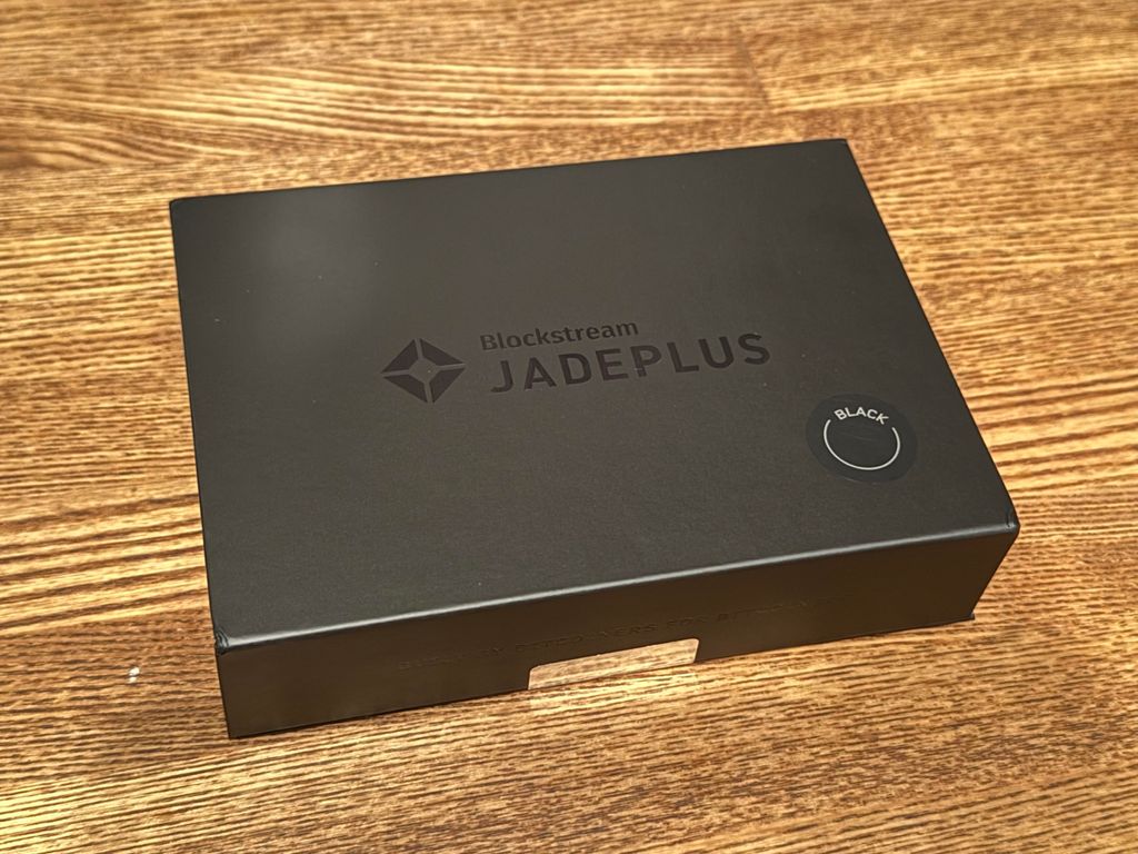 初めてのハードウェアウォレット: Jade Plus(セットアップ編)